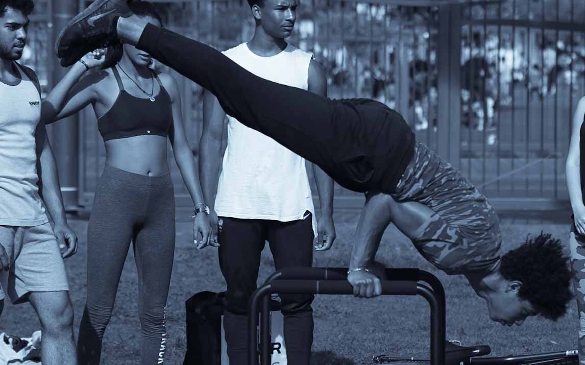 Workout in light tone dedicated to the moon goddess (Selene).